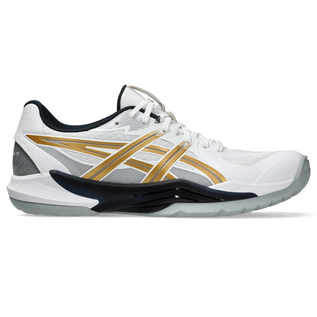 Asics Powerbreak FF - Wit / Rich Gold - Squash-/racquetballschoen (44)