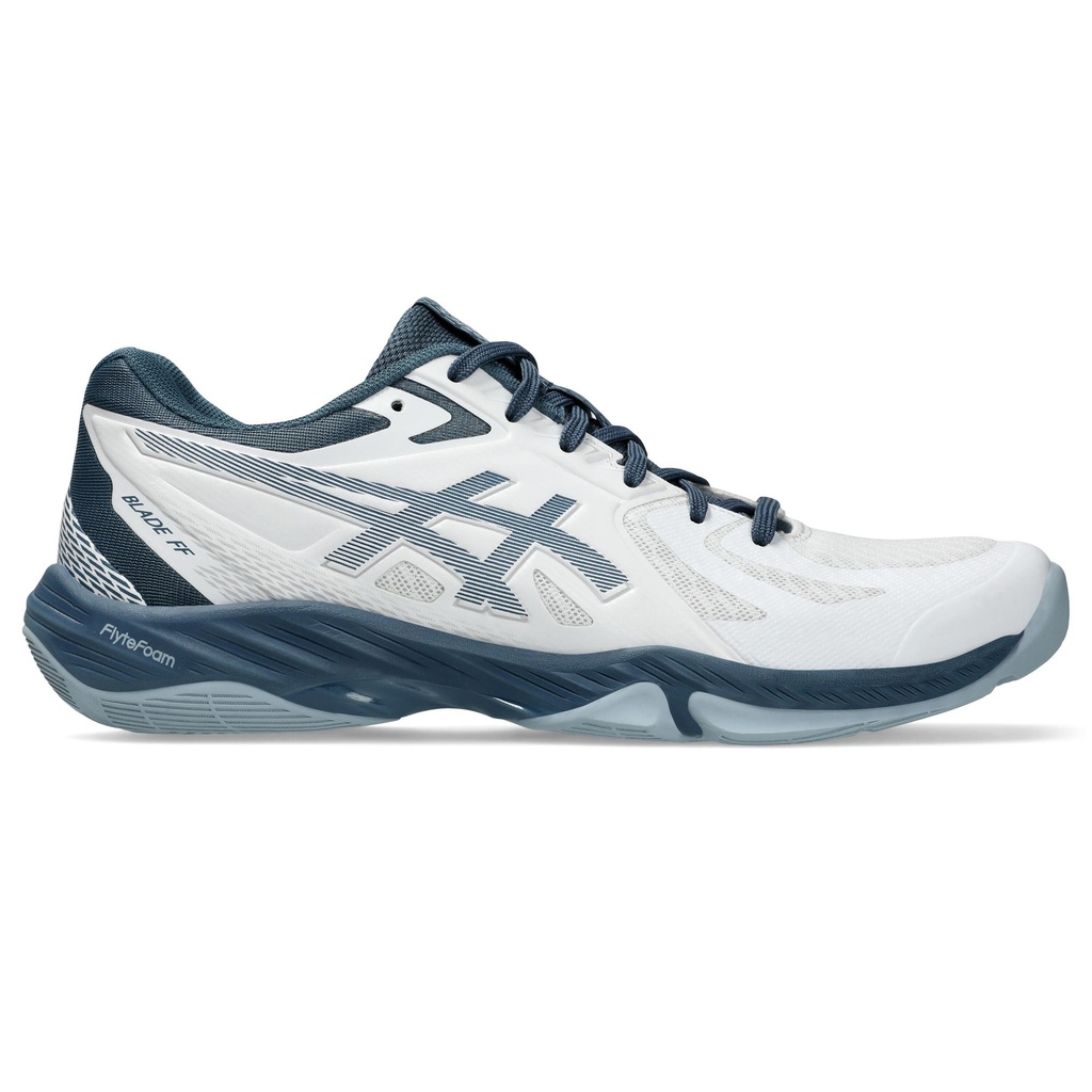 Asics Blade FF - Wit / Vintage Indigo - Squash-/racquetballschoen (40.5)