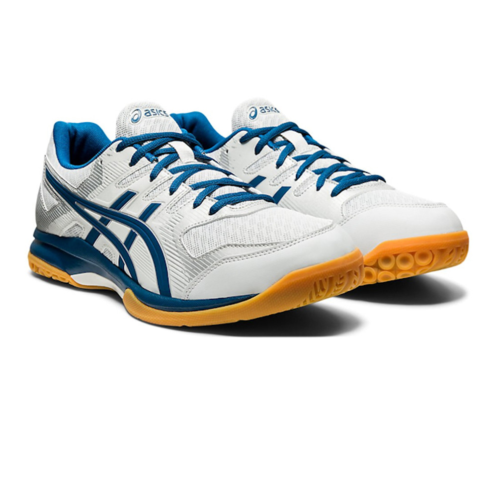 Asics Gel Rocket 9 - Glacier Grey / Mako Blue - Squash-/racquetballschoen