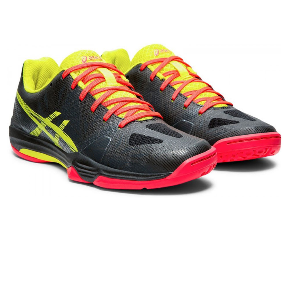 Asics Gel Fastball 3 - Black / Sour Yuzu - Squash / Racquetball Shoe