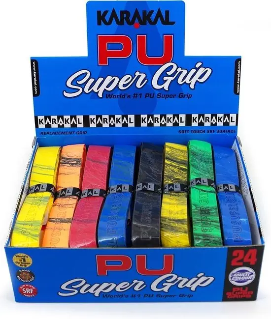 Karakal PU Super Multi Box - Pack de 24 Grips