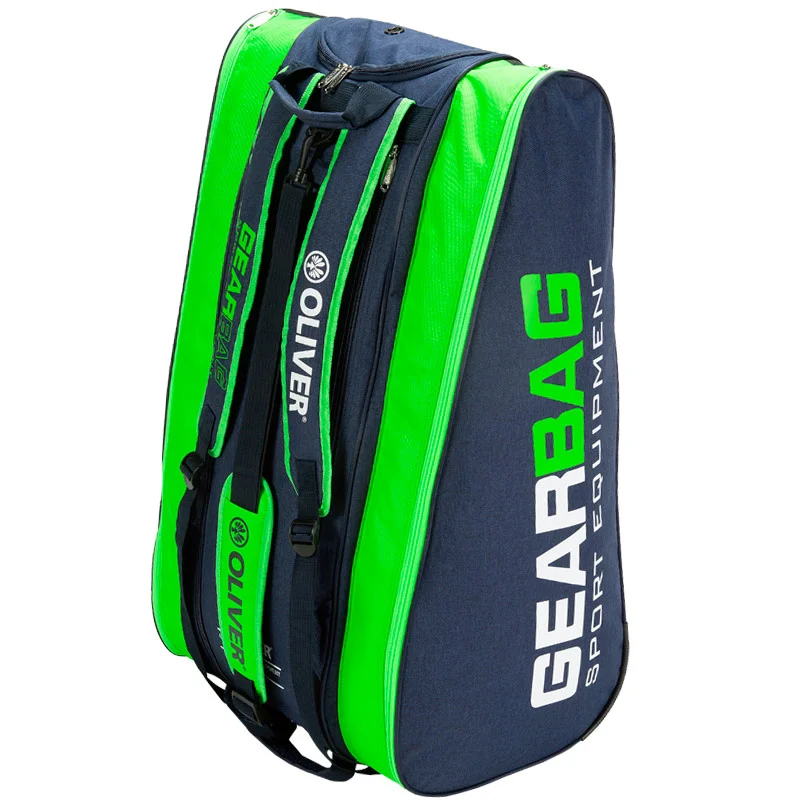 Oliver Gearbag 12 raquetas - Azul / Verde - Bolsa de squash