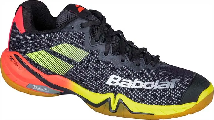 Babolat Shadow Tour - Zwart / Rood / Geel - Squash-/racquetballschoen