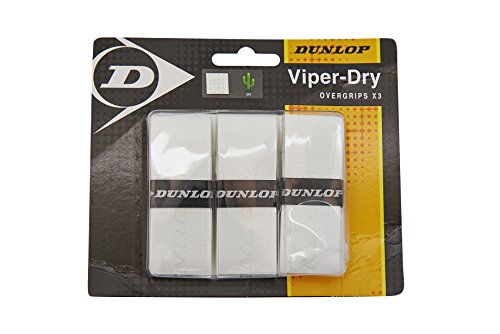 Dunlop Viper-Dry - Blanco - Paquete de 3 sobregrips