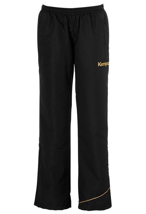 Pantalones de chándal Kempa - Negro / Dorado (M)