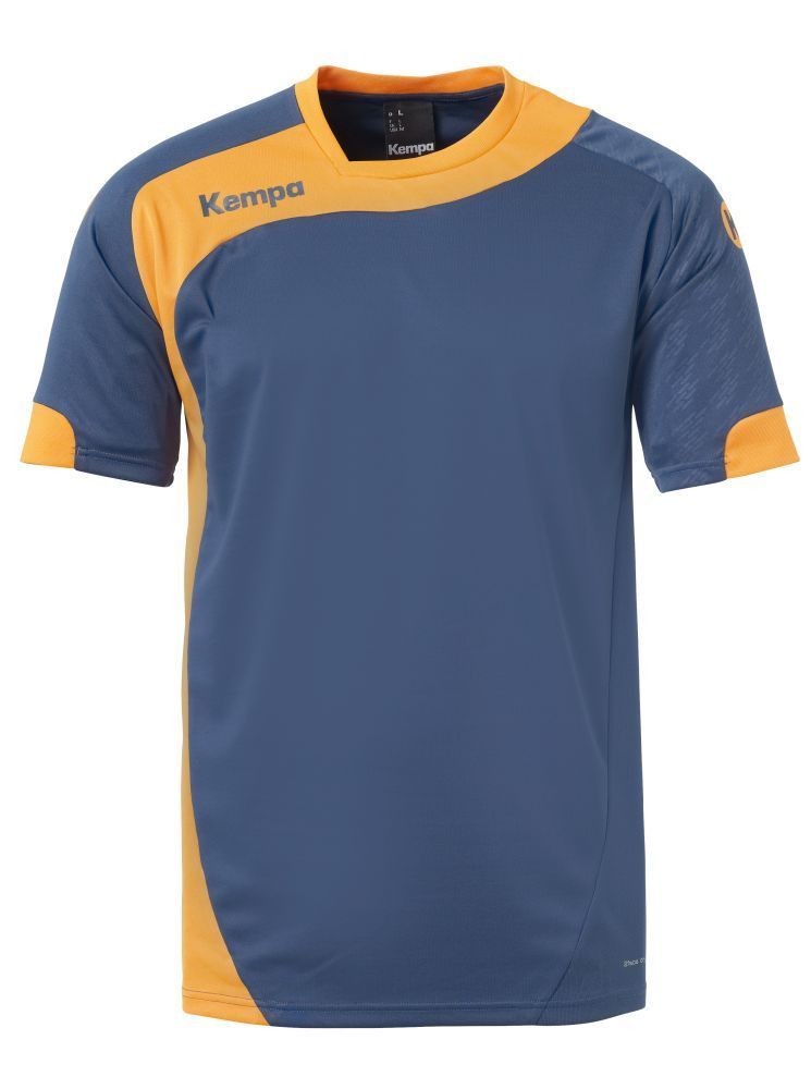 T-Shirt Kempa Peak - Bleu Petrole / Orange
