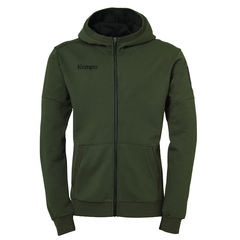 Kempa Laganda-hoodie met rits - Groen