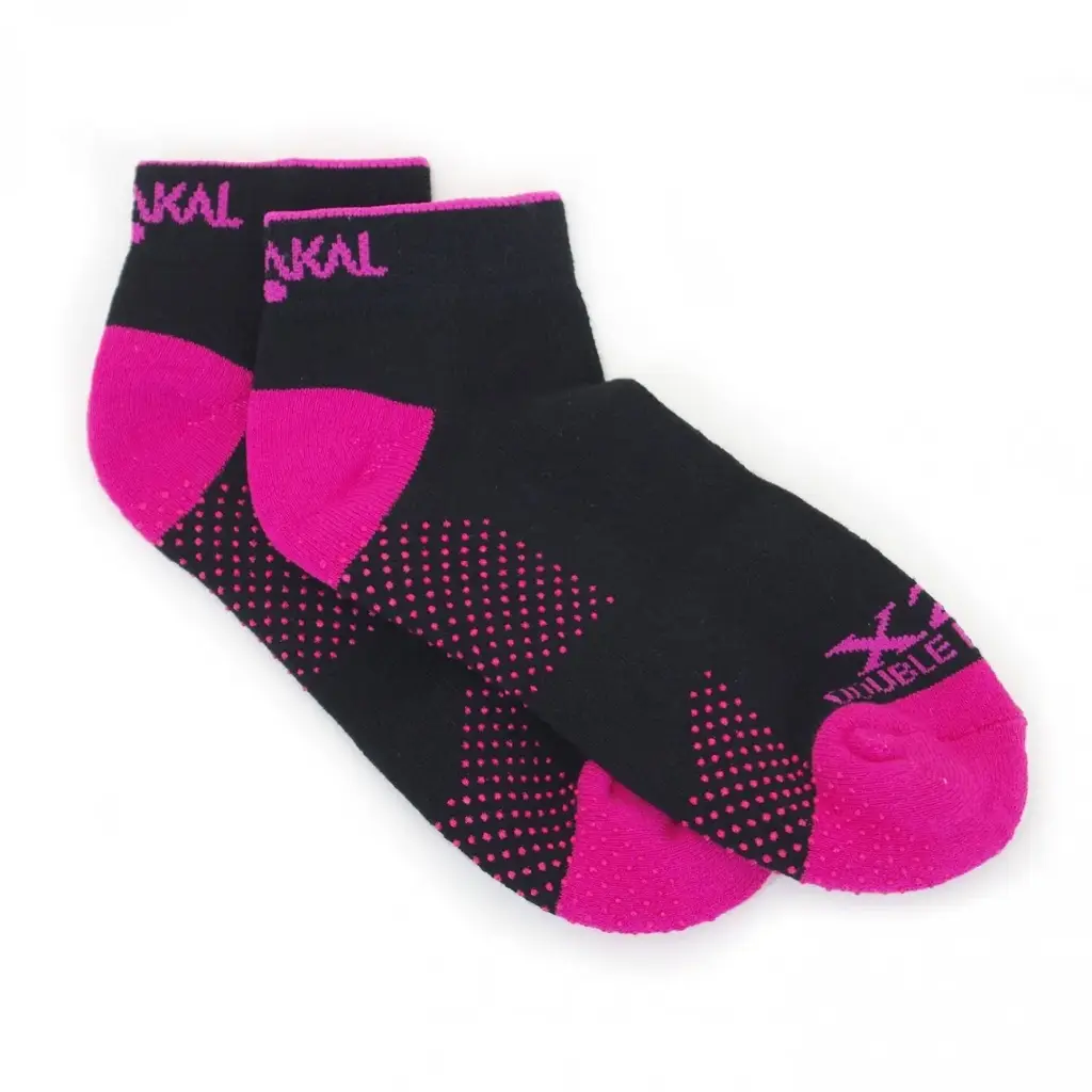 Karakal X2+ Trainer - Rosa / Negro - 1 par de calcetines
