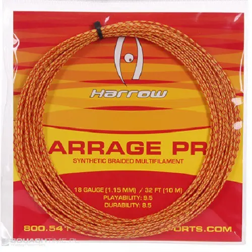 Harrow Barrage Pro - Orange - 10m Squash String in bulk