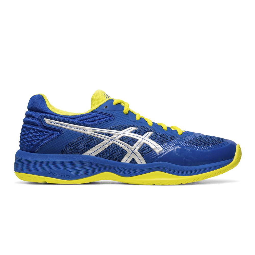 Asics Netburner Ballistic FF - Blauw / Zilver - Squash-/racquetballschoen
