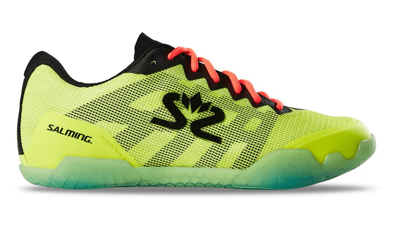 Salming Hawk - Safety Yellow / Black - Chaussure de Squash / Racquetball