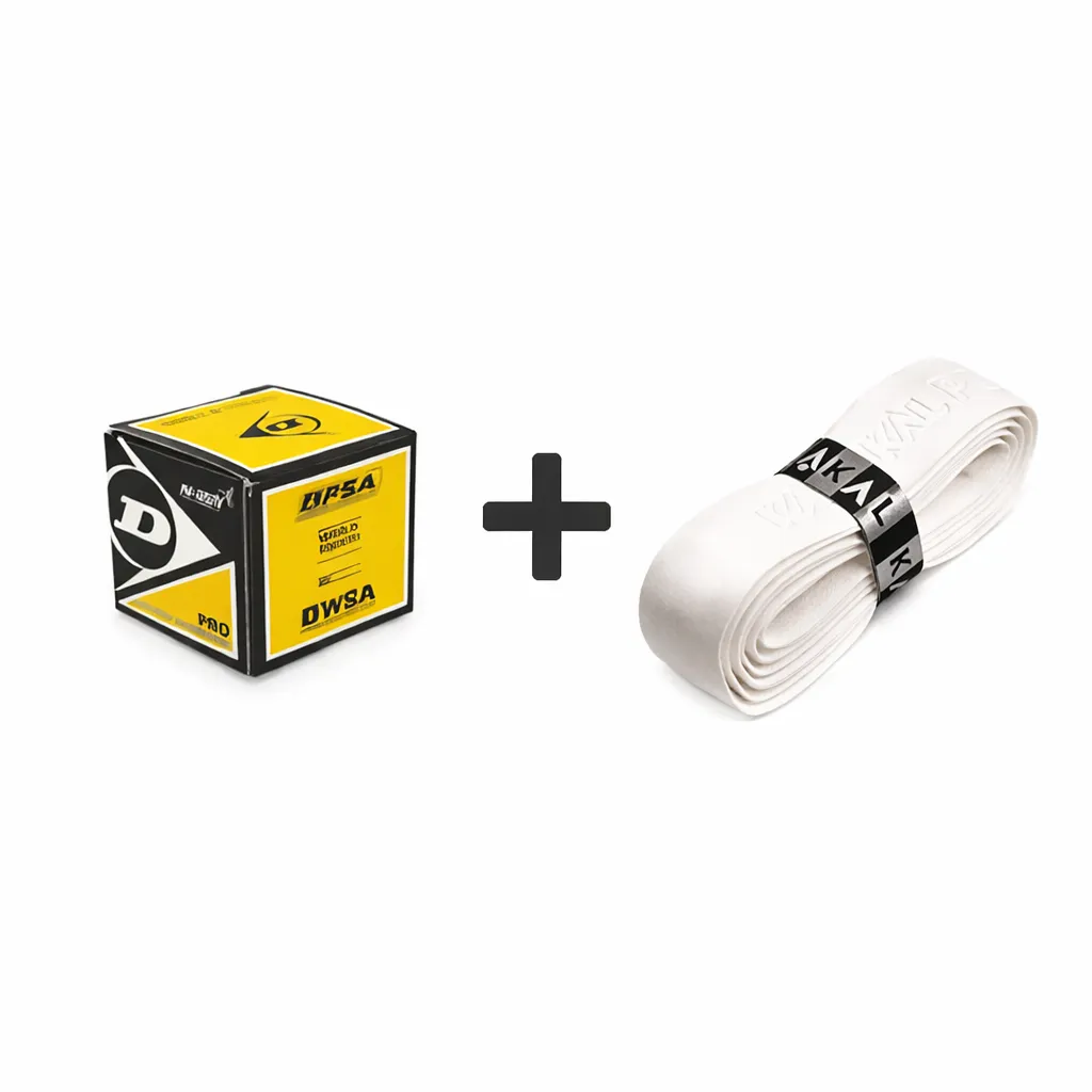 Pelota Dunlop Pro + Grip Karakal PU Super