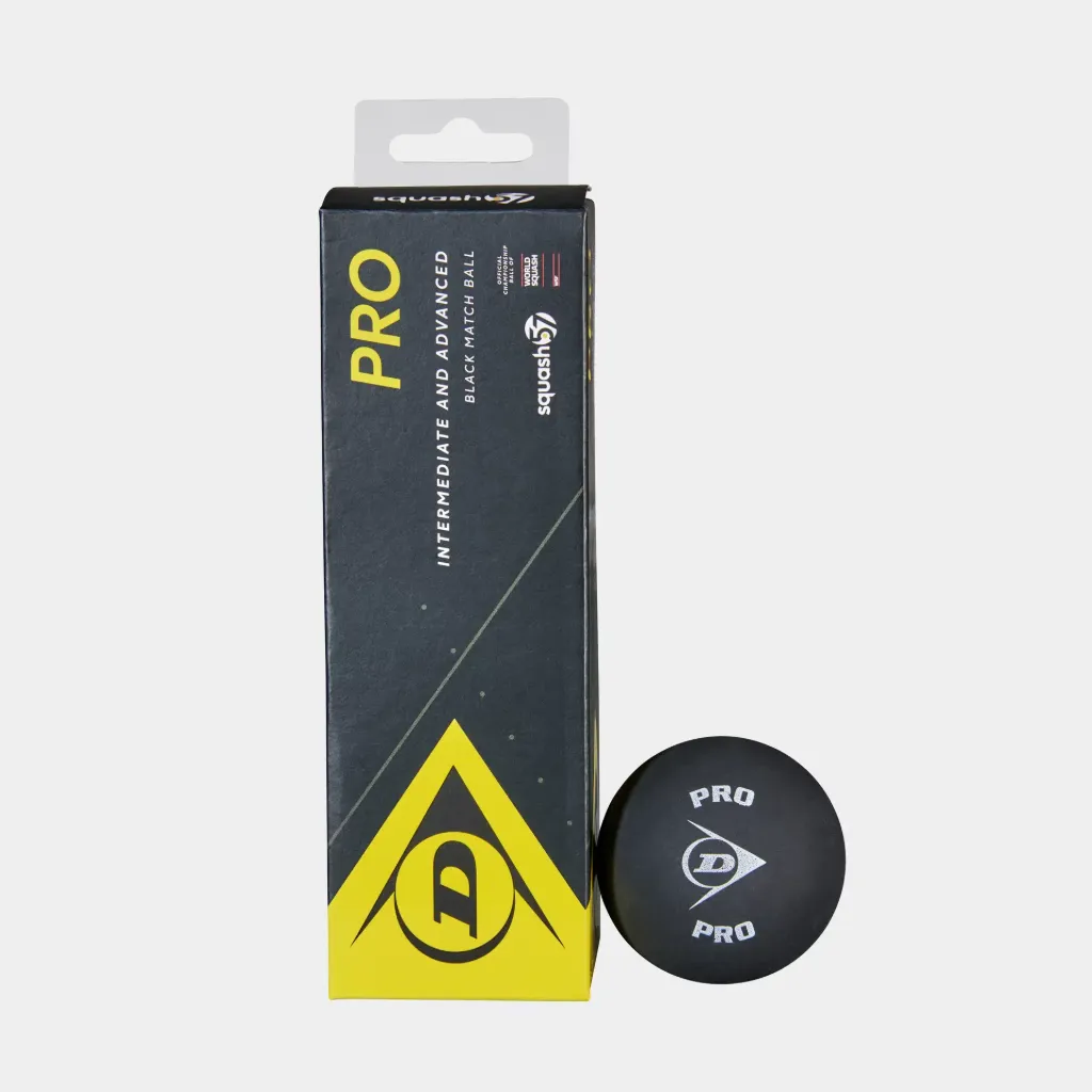 Dunlop Pro - Pack de 3 Balles de Racquetball