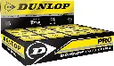 Dunlop Pro - Pack de 12 Balles de Squash 