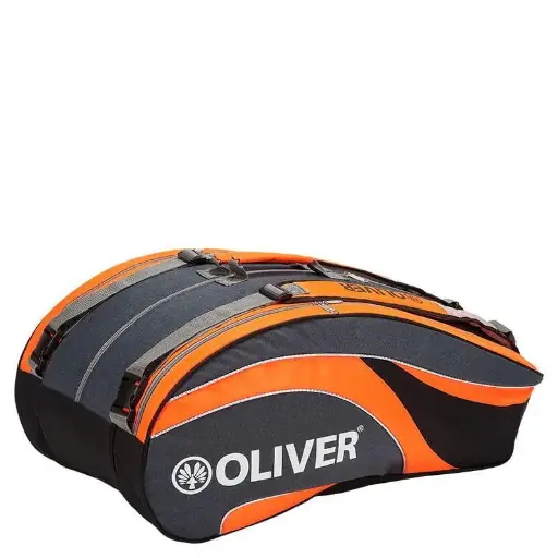 Oliver Triple Bag XL - Grey / Orange - Sac de Squash