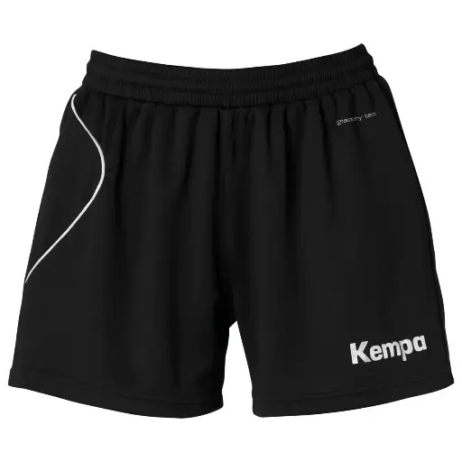 KEMPA CURVE SHORT WOMEN - BLACK / WHITE