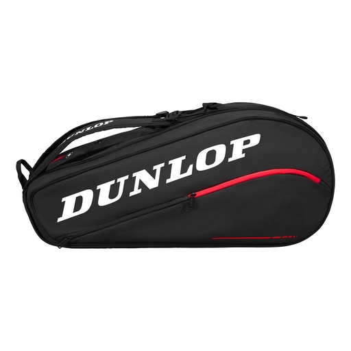 Dunlop CX Team 12 Rackets - Black / Red - Squash Bag
